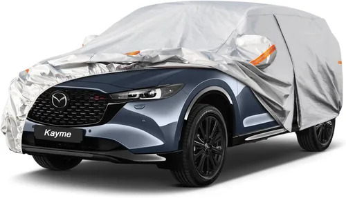 Miniatura 104 de Kayme - Cubierta completa impermeable de 6 capas para automóvil, apta para todo clima, protección para exteriores contra lluvia, rayos ultravioleta