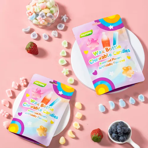 Miniatura 6 de Chuxinyinian Gomitas de Cera con Sabores de Frutas Variadas, 32 Gomitas, 60g