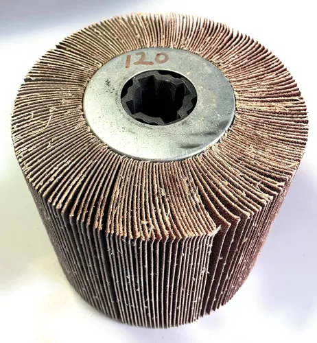 Miniatura 11 de SIGNI Rueda de dibujo de pulido de papel de lija compatible con máquina de bruñido/pulidora/lijadora 4.724x3.937 in (lija de grano 60)