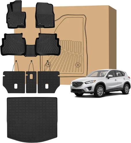 Miniatura 37 de Tapetes de suelo Peleus para Mercedes-Benz Sprinter 2500/3500 2025-2019, solo para furgoneta de carga, forros personalizados de goma TPE para todo