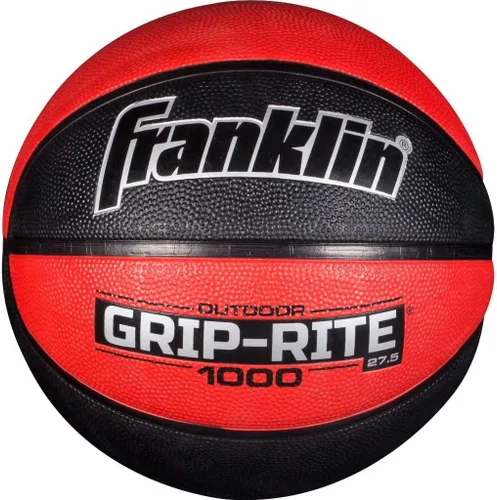 Franklin Sports Grip-Rite 1000 - Baloncesto juvenil duradero de tamaño junior para escuela, campamento, práctica en casa, uso en interiores y