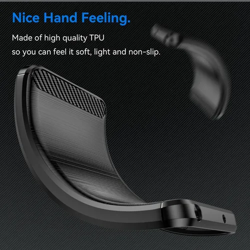 Miniatura 5 de Osophter Para Galaxy A05 Caso: con 2 unids Protector de pantalla Absorción de Golpes Flexible TPU Cubierta Protectora de Caucho para Samsung Galaxy