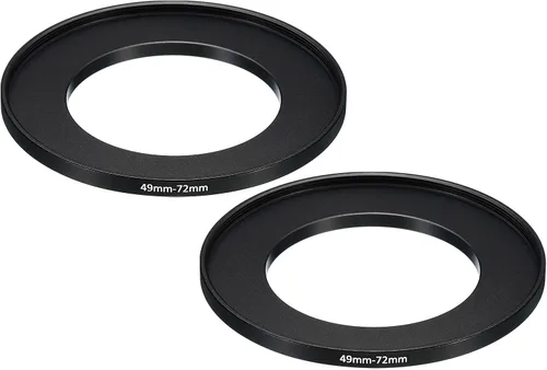 Miniatura 24 de PATIKIL Anillo elevador de metal de 1.594 in-1.693 in, paquete de 2 anillos adaptadores de filtro de lente de cámara, anillo adaptador de filtro