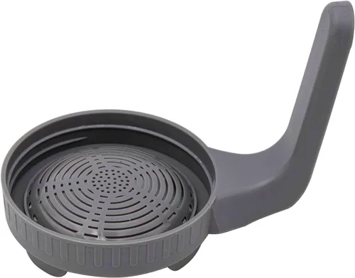 Miniatura 4 de Paquete de 6 tapas de brote de plástico con soporte integrado y asa para tarros Mason de boca ancha (gris)