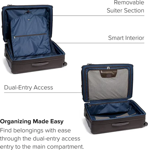 Miniatura 3 de TUMI - Alpha International Equipaje de mano con 4 ruedas de doble acceso - Con puerto USB integrado y bloqueo TSA integrado - Maleta con ruedas