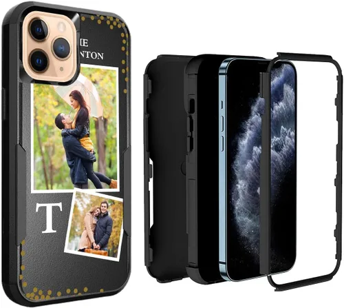 Miniatura 14 de Funda de fotos personalizada para iPhone 11 Apple Phone Plaid Collage - Imagen personalizada para hacer fotos en 3 híbridos gruesos resistentes