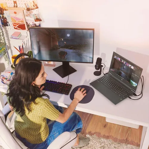 Miniatura 4 de HP Victus 15 - Laptop para juegos, pantalla FHD de 15.6 pulgadas de 144 Hz, AMD Ryzen 5 7535HS, 16 GB DDR5 RAM, SSD PCIe M.2 de 512 GB, NVIDIA