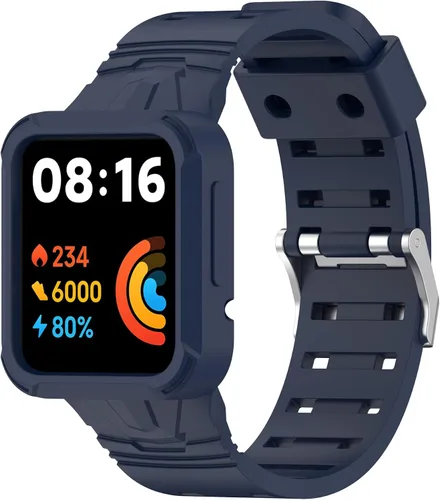Miniatura 13 de Senter Correa de repuesto de goma para reloj Redmi 2 lite/MI Watch Lite 2/MI Watch Lite/Redmi 2/Redmi Smart Watch, funda protectora resistente