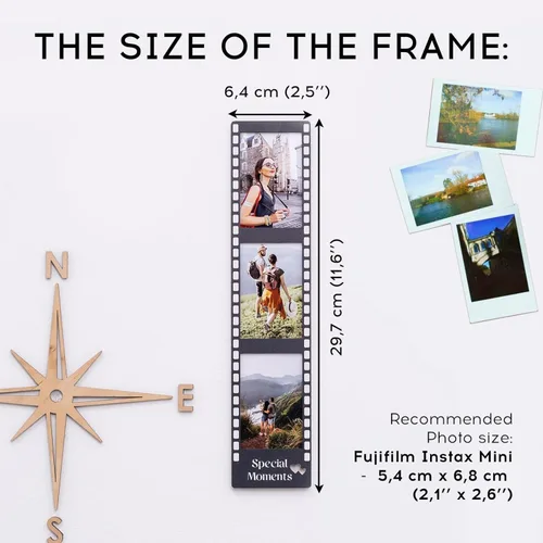 Miniatura 3 de Marcos de fotos de madera para decoración de pared, marco personalizado, regalo de inauguración de la casa, regalo de aniversario para parejas