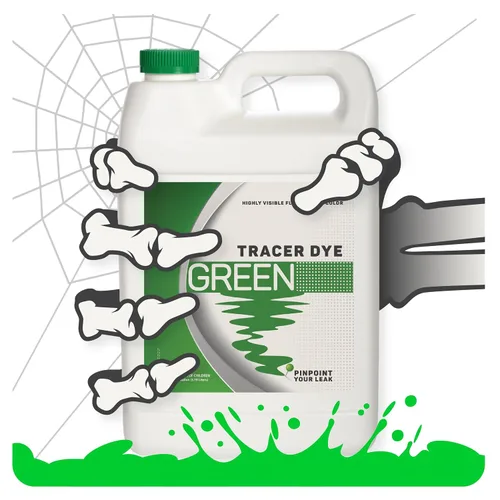 Miniatura 2 de Tinte de trazado verde – Tinte fluorescente concentrado altamente visible para detección de fugas – 1 galón