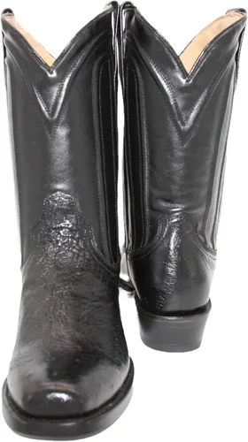 Miniatura 2 de The Western Shops Botas vaqueras de piel de avestruz suave y con punta cuadrada para hombre