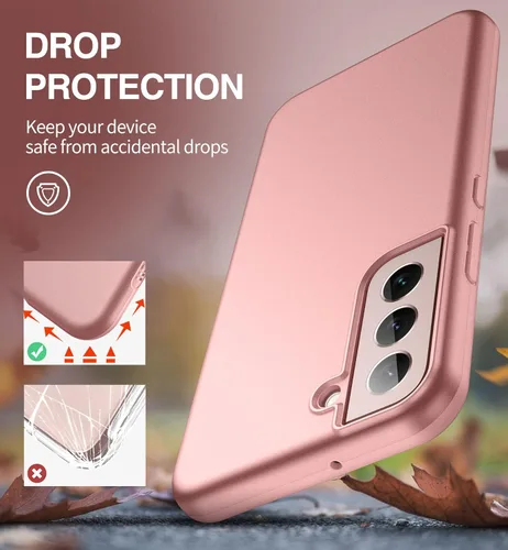 Miniatura 5 de SURITCH Funda para Samsung Galaxy S22, [protector de pantalla antiarañazos incorporado] Protección de cuerpo completo de 360° de doble capa, a