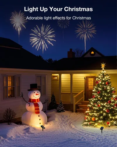 Miniatura 8 de Foco de energía solar para exteriores, impermeable, iluminación LED para patio, árbol, plantas, paredes, camino, jardín, estatuas, brillo ajustable