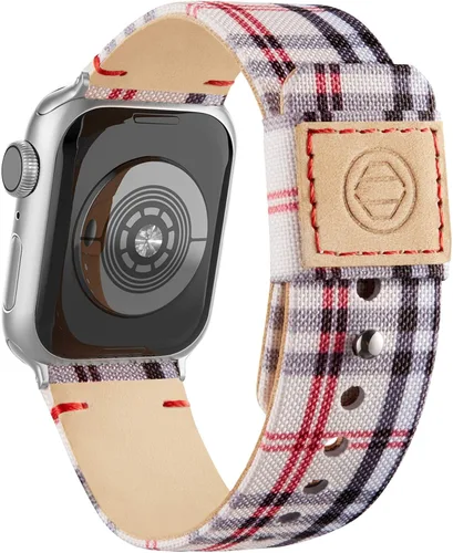 Miniatura 13 de Recoppa Correas de tela compatibles con Apple Watch de 1.929 in, 1.811 in, 1.772 in, 1.732 in, 1.654 in, 1.496 in, 1.575 in, 1.614 in, correa