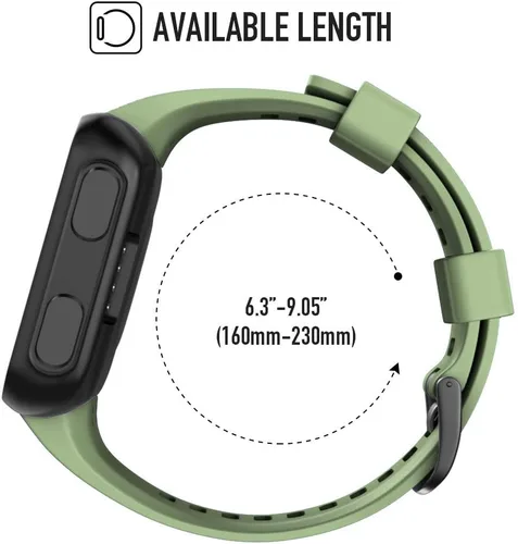 Miniatura 5 de NotoCity Correa de reloj de repuesto de silicona suave para Garmin Forerunner 35, compatible con Forerunner 35 Smartwatch
