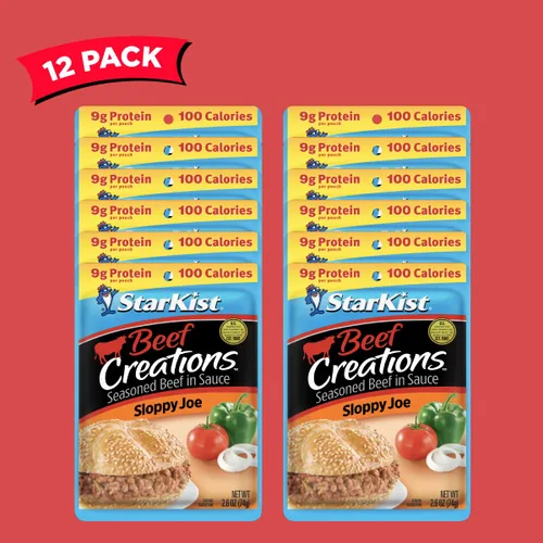 Miniatura 56 de StarKist Chicken Creations BOLD - Bolsa estilo búfalo (5 onzas, 12 unidades) Carne blanca totalmente cocida con alto contenido de proteínas, sin