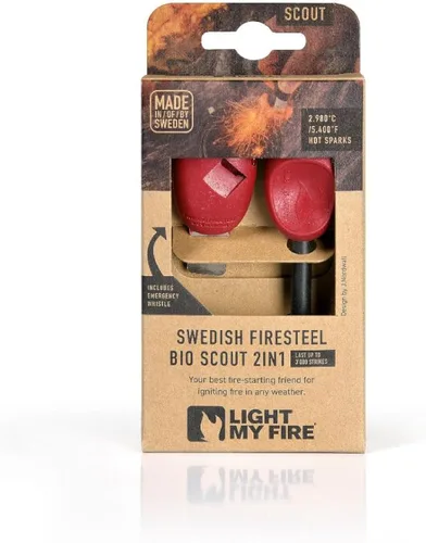 Miniatura 9 de Light My Fire Pedernal Arrancador de Fuego Ferro Rod Herramienta de Supervivencia Scout — Acero de Fuego Equipo de Bushcraft — Kit de Arrancador