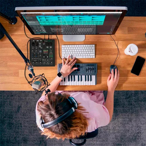 Miniatura 3 de Mackie ProFX6v3+ Mezclador analógico profesional de 6 canales con USB, preamplificadores de micrófono Onyx, motor de efectos GigFX y Bluetooth