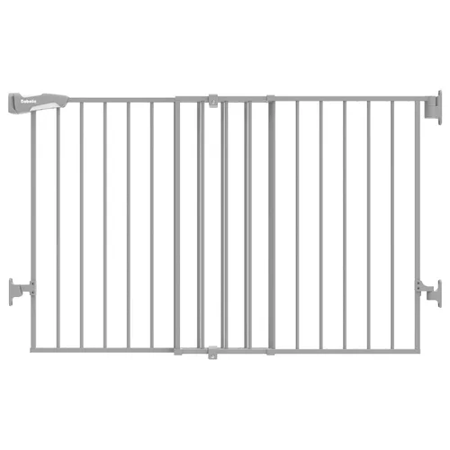 Miniatura 21 de Babelio Puerta de bebé para escaleras, cocina y puertas, sin barra inferior, operación con una sola mano, cierre automático, montaje de hardware