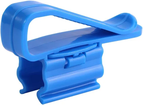 Miniatura 5 de 2 unids Clip ajustable diseño de plástico azul multifuncional tubería de agua Clip de fijación clip de montaje de peces ajustable Clip de montaje