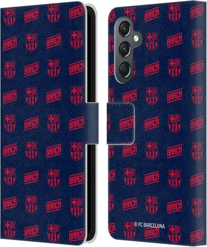 Miniatura 115 de Head Case Designs Funda de piel con licencia oficial del FC Barcelona Barca Crest Graphics para Samsung Galaxy A06 4G