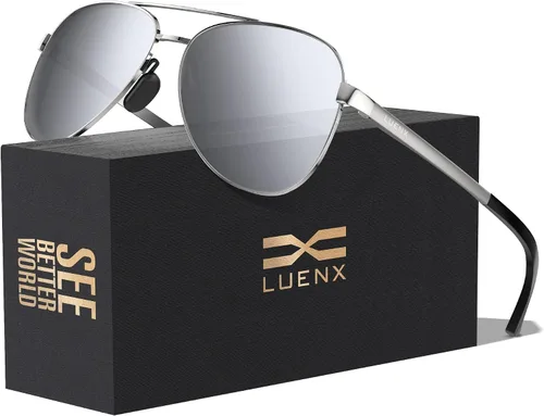 Miniatura 2 de LUENX - Lentes de sol polarizadas con protección UV 400 para hombre y mujer, incluye funda