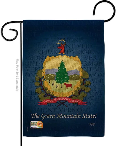 Miniatura 11 de Bandera de jardín de Estados Unidos de Vermont Regional, Estados Unidos, Territorios de Estados Unidos, República de país, área particular, pequeña