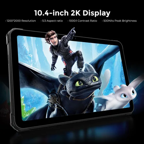 Miniatura 5 de FOSSIBOT DT3 5G Android 15 Tablet resistente, 32 GB+256 GB de almacenamiento, batería de 21560 mAh, tableta Windows resistente, tableta impermeable