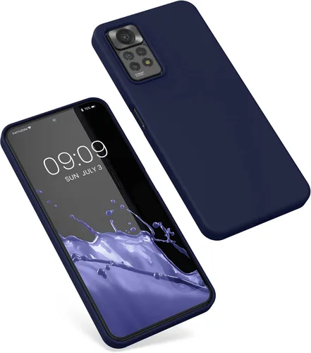 Miniatura 5 de kwmobile Funda compatible con Xiaomi Redmi Note 11 Pro/Note 11 Pro (5G) / Note 12 Pro (4G) - Funda de silicona TPU con acabado suave - Océano