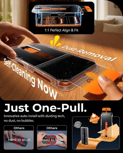 Miniatura 3 de DIMONCOAT TOP 9H+ Glass for iPhone 17 Pro Max Privacy Screen Protector[Easy One-Pull Installation] [10X Military Protection] Tempered Glass Screen