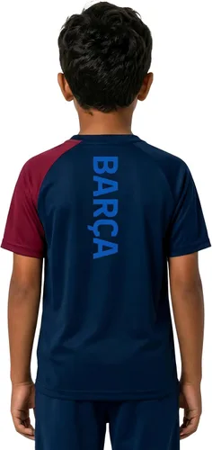 Miniatura 2 de Icon Sports Camiseta con licencia oficial del FC Barcelona para el Día del Juego, unisex para niños