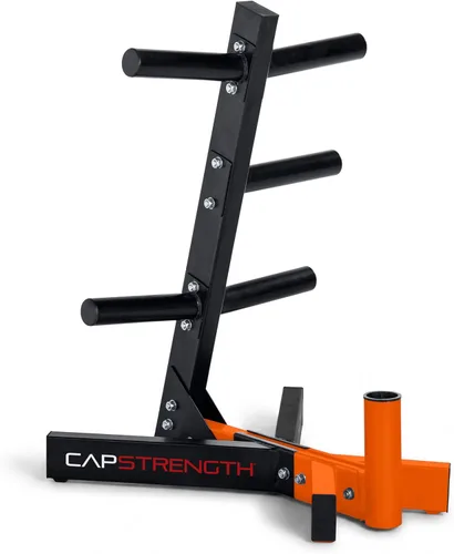 Miniatura 9 de CAP Barbell Estante de almacenamiento para árbol de placas olímpicas, varios
