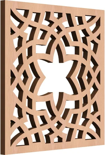 Miniatura 51 de París - Paneles de pared decorativos de madera con calado, extra pequeños, 7 3/8 pulgadas de ancho x 7 3/8 pulgadas de alto x 1/4 pulgadas de alto
