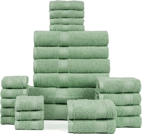 Miniatura 10 de HILLFAIR 600 GSM- 40 x 80 pulgadas- 100% algodón juego de 2 toallas de baño XXL extragrandes- suaves altamente absorbentes toallas de baño jumbo