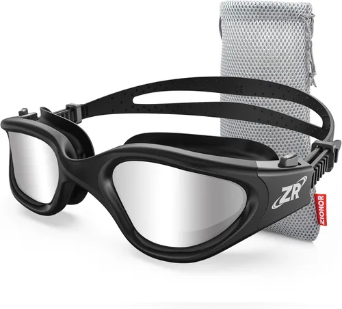 Miniatura 14 de ZIONOR G1 - Gafas de natación polarizadas unisex para mujeres adultas, antiniebla, 100% anti UV, gafas de buceo A0 (polarizado + espejo dorado)