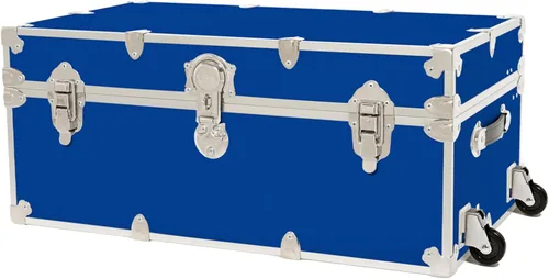 Miniatura 26 de Rhino Trunk & Case Maletero grande clásico, 32 x 18 x 14 pulgadas, capacidad de más de 1500 libras, muchos colores, tapa de cierre suave. Fuerte