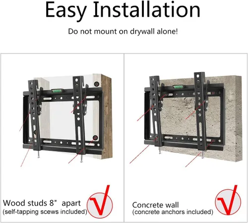 Miniatura 8 de Soporte de pared para TV Suptek con inclinación para la mayoría de pantallas LED, LCD y plasma de 14 a 42 pulgadas con VESA máx. de 200 x 200 mm
