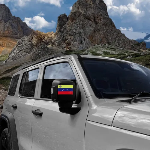 Miniatura 6 de CANTENDO Paquete de 3 calcomanías de bandera de Venezuela, calcomanías reflectantes de vinilo para automóvil, calcomanías impermeables