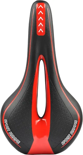 Miniatura 12 de Asiento de bicicleta cómodo para hombres y mujeres, ajuste universal para bicicletas de carretera/montaña, impermeable, suave, asiento de ciclismo