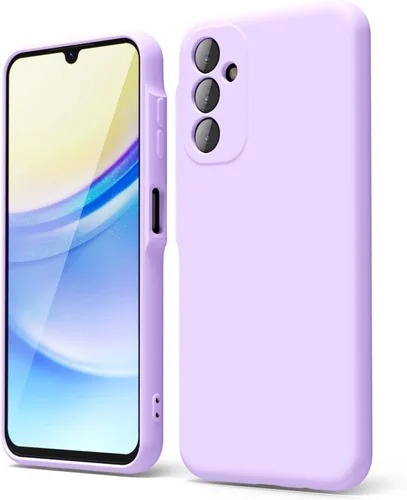 Miniatura 33 de oakxco Funda para teléfono Samsung Galaxy A12 con agarre de silicona líquida, linda delgada fina suave cubierta de gel de goma TPU lisa para mujeres
