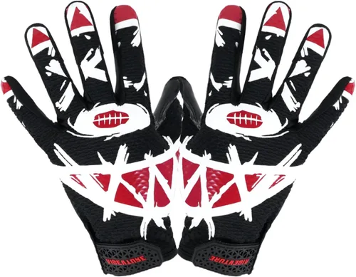AIGEVTURE Guantes de fútbol para jóvenes, guantes receptores para niños, guantes de fútbol adhesivos para niños y niñas