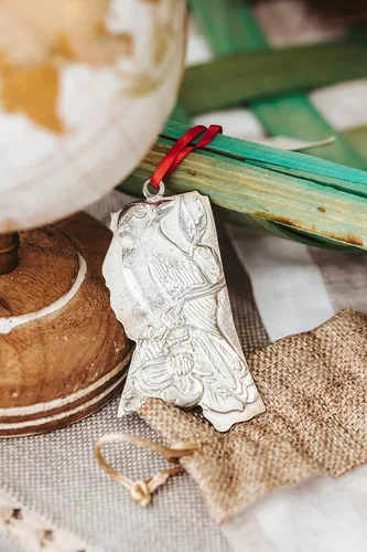 Miniatura 4 de Handmade Mississippi Gift Set - Metal Mississippi Christmas Ornament (Gift Set of 3 (Mississippi Symbols, Deer, Bass))