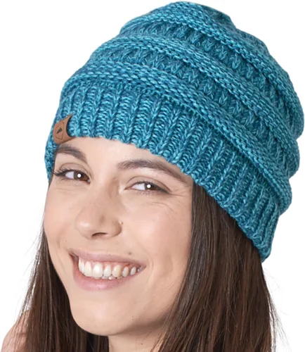 Miniatura 19 de Gorro de punto para mujer, cálido y suave, elástico, para clima frío de Tough Headwear