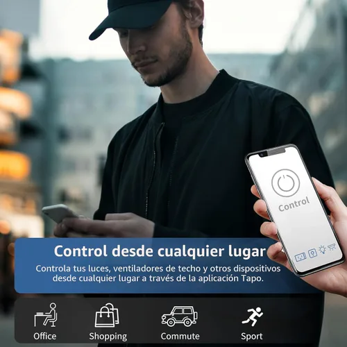 Miniatura 7 de Interruptor de luz de pared táctil inteligente con Matter, panel de vidrio templado, requiere cable neutro, unipolar, Wi-Fi de 2.4 GHz, control por