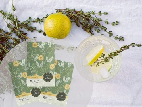Miniatura 4 de Simplicity Scents - Paquete de 6 sobres perfumados de salvia y cítricos, para uso diario, bolsas perfumadas de larga duración, fragancia