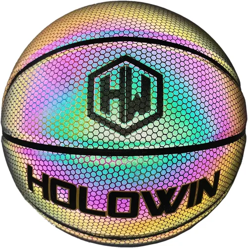 Miniatura 10 de Bola luminosa holográfica reflectante brillante para juego nocturno, holoHoops perfectos regalos juguetes