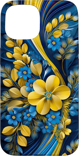 Miniatura 6 de Bandera de estilo floral de Ucrania para iPhone 11 Pro Max - Funda del orgullo ucraniano
