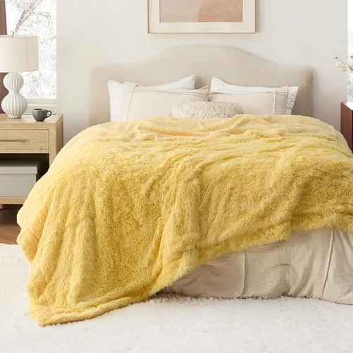 Miniatura 11 de Bedsure GentleSoft Manta de Tiro de Piel Sintética Esponjosa y Suave para Sofá, Forro Polar Sherpa Suave Regalos Acogedores para Mujeres, Manta