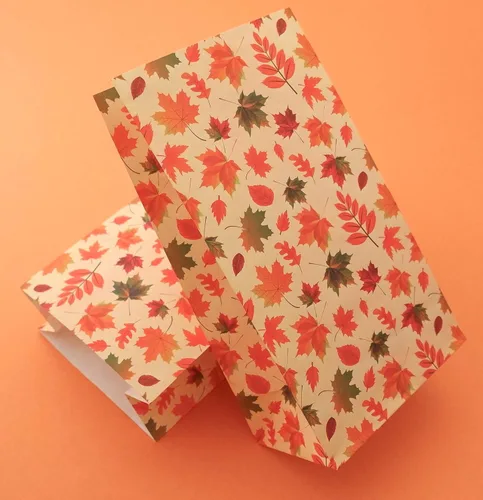 Miniatura 6 de Bolsas de regalo, diseño de patrón de 24 unidades impresas en bolsas de regalo de papel kraft, bolsas de regalo y suministros de fiesta para fiestas