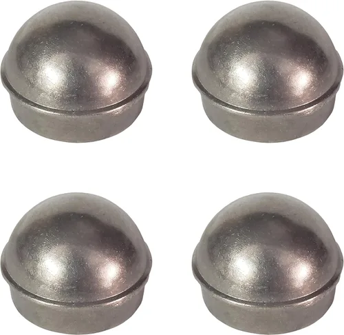 Miniatura 7 de 1 7/8 "Aluminio Chain Link Fence Round Style Main Post Cap - Powder Coated Black